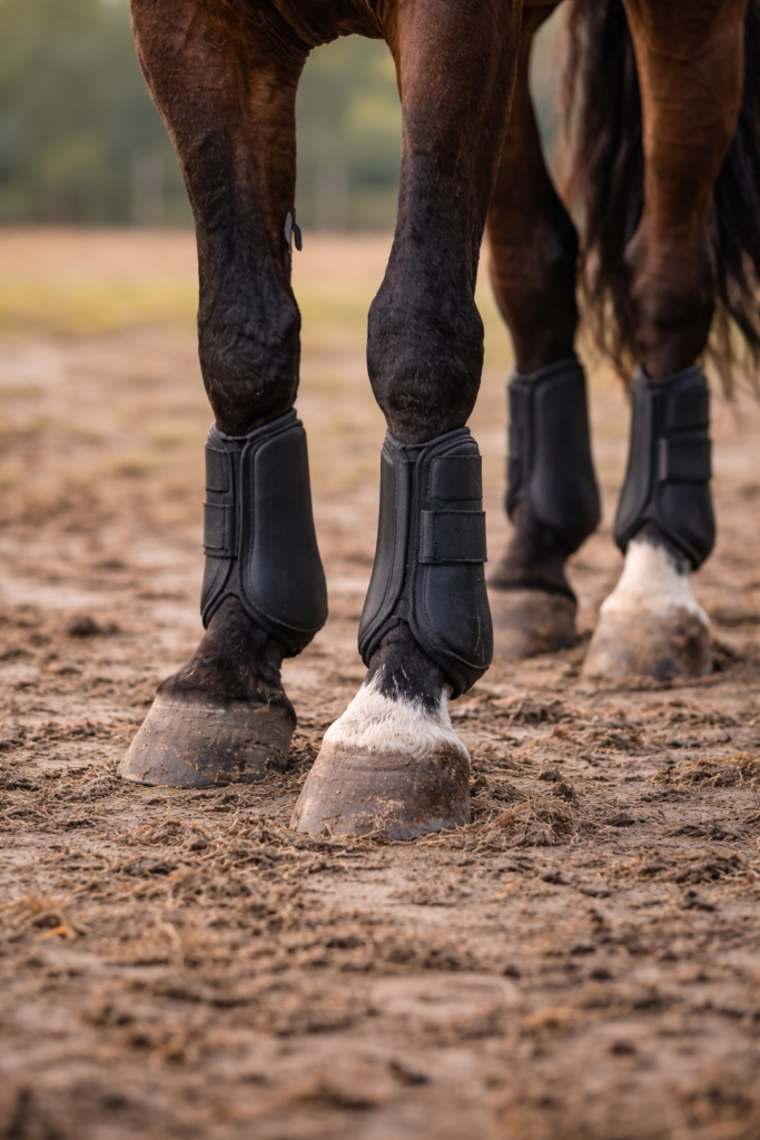 Pferd Gamaschen Vorder- und Hinterbeine