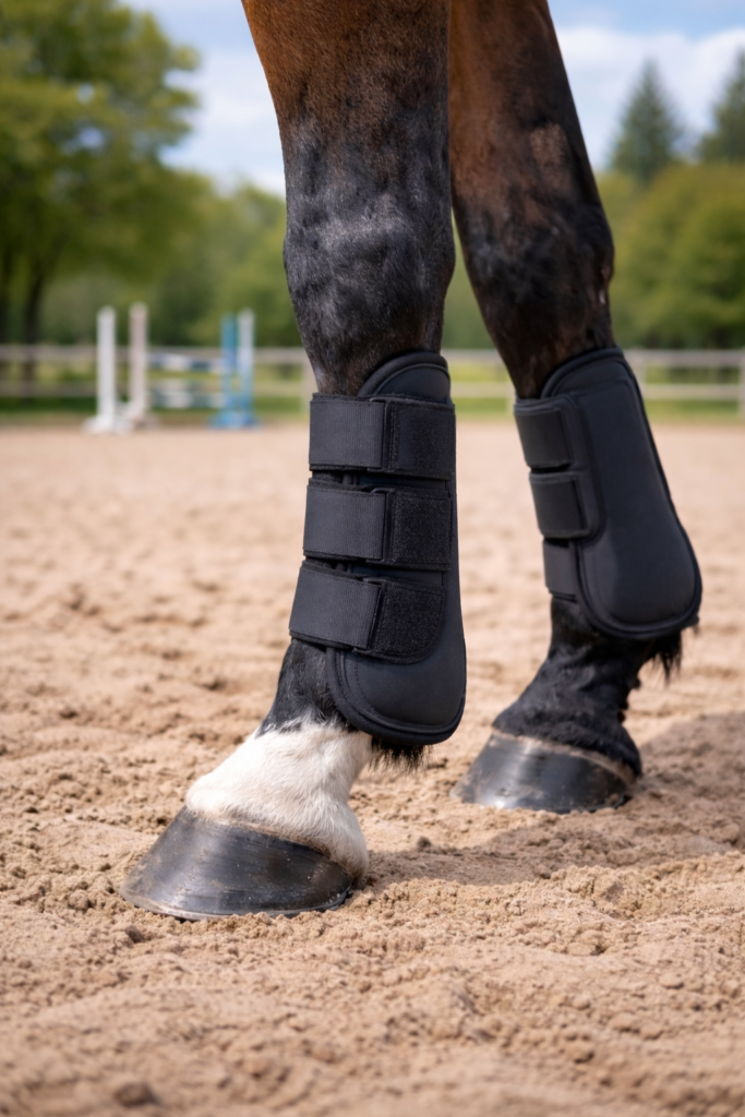 Pferd Vorderbeine Gamaschen einfach